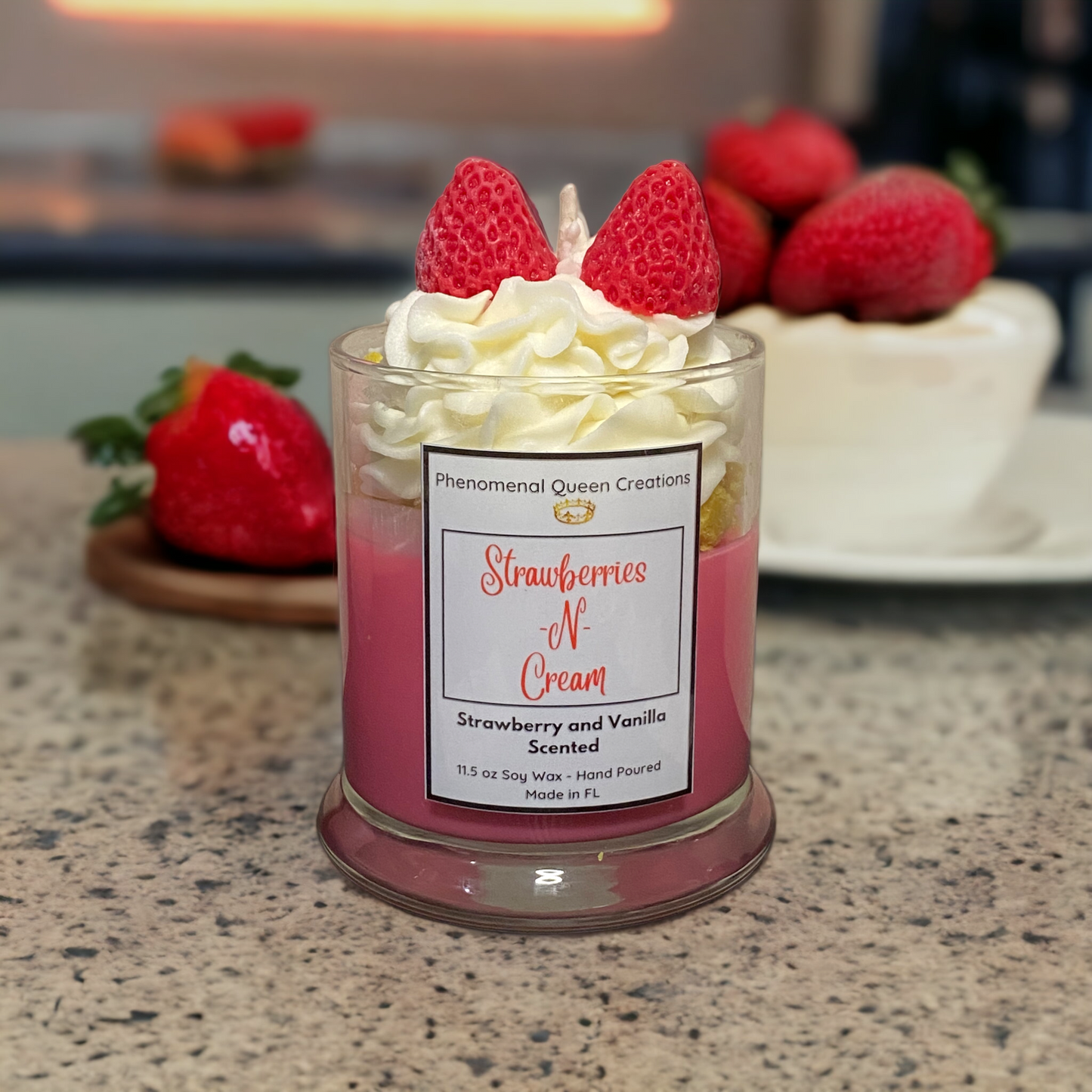 Strawberries -N- Cream Candle