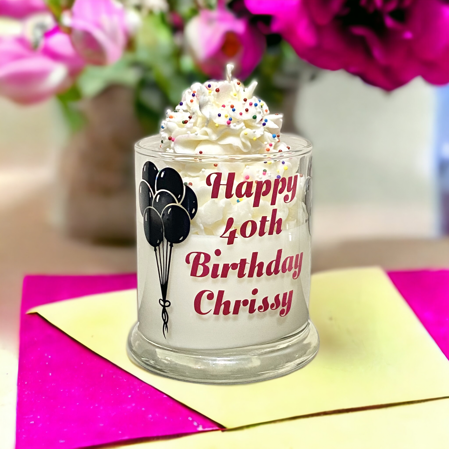Custom Cake Candle