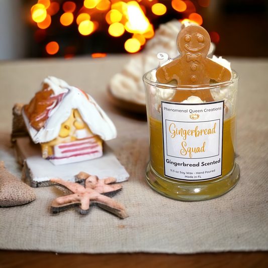 Gingerbread Squad Candle