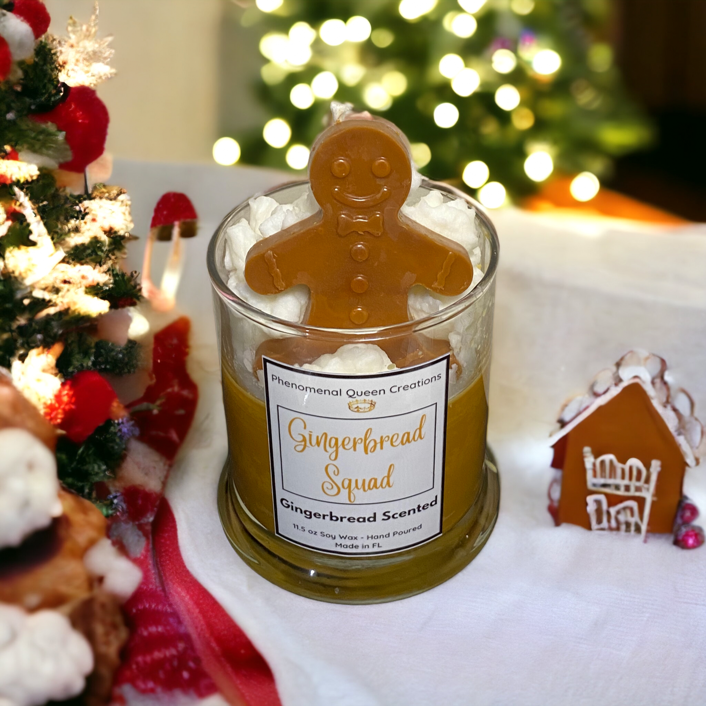Gingerbread Squad Candle