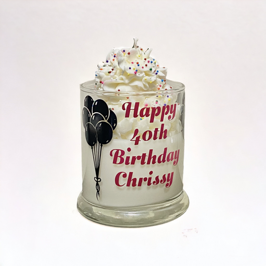Custom Cake Candle